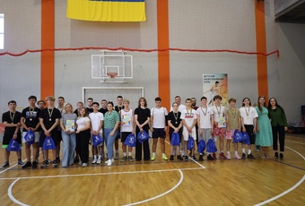 Вітаємо  першокурсників Голосіївського ЕПФК із золотою медаллю у змаганнях зі стрітболу!