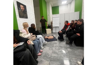 Тренінг з надання домедичної допомоги для студентів Голосіївського ЕПФК