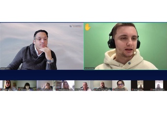 Викладачі та студенти взяли участь в онлайн-лекції, яку провів пан Стів Тінео