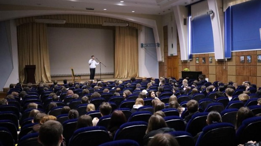 Студенти коледжу відвідали творчий ранок стендапера Олексія Приймаченка, організований студрадою Академії